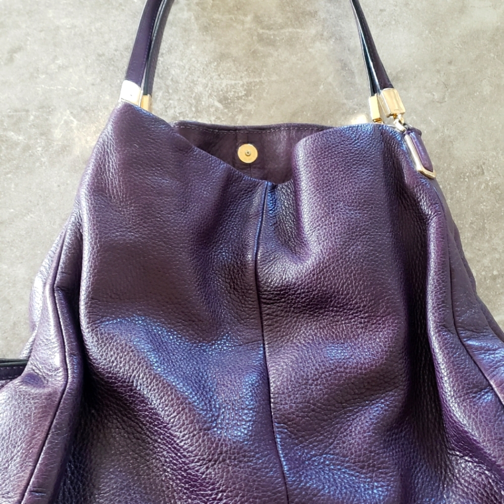 Coach purple hobo